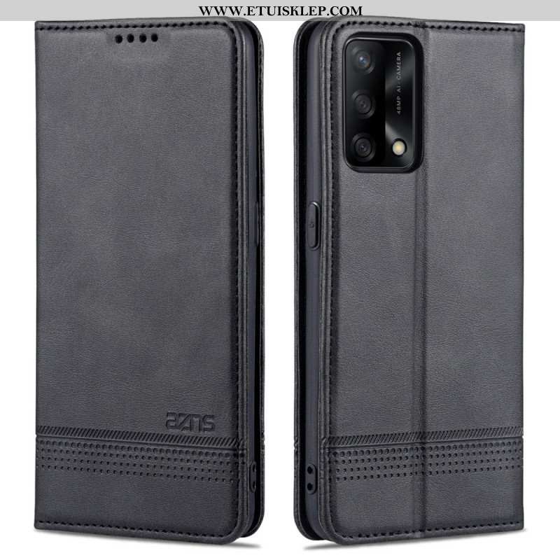 Etui Na Telefon do Oppo A74 4G Etui Folio Sztuczna Skóra Azns